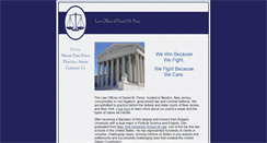 Desktop Screenshot of danperezlaw.com